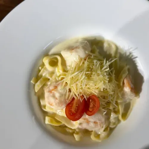 Pasta cu creveți regali 